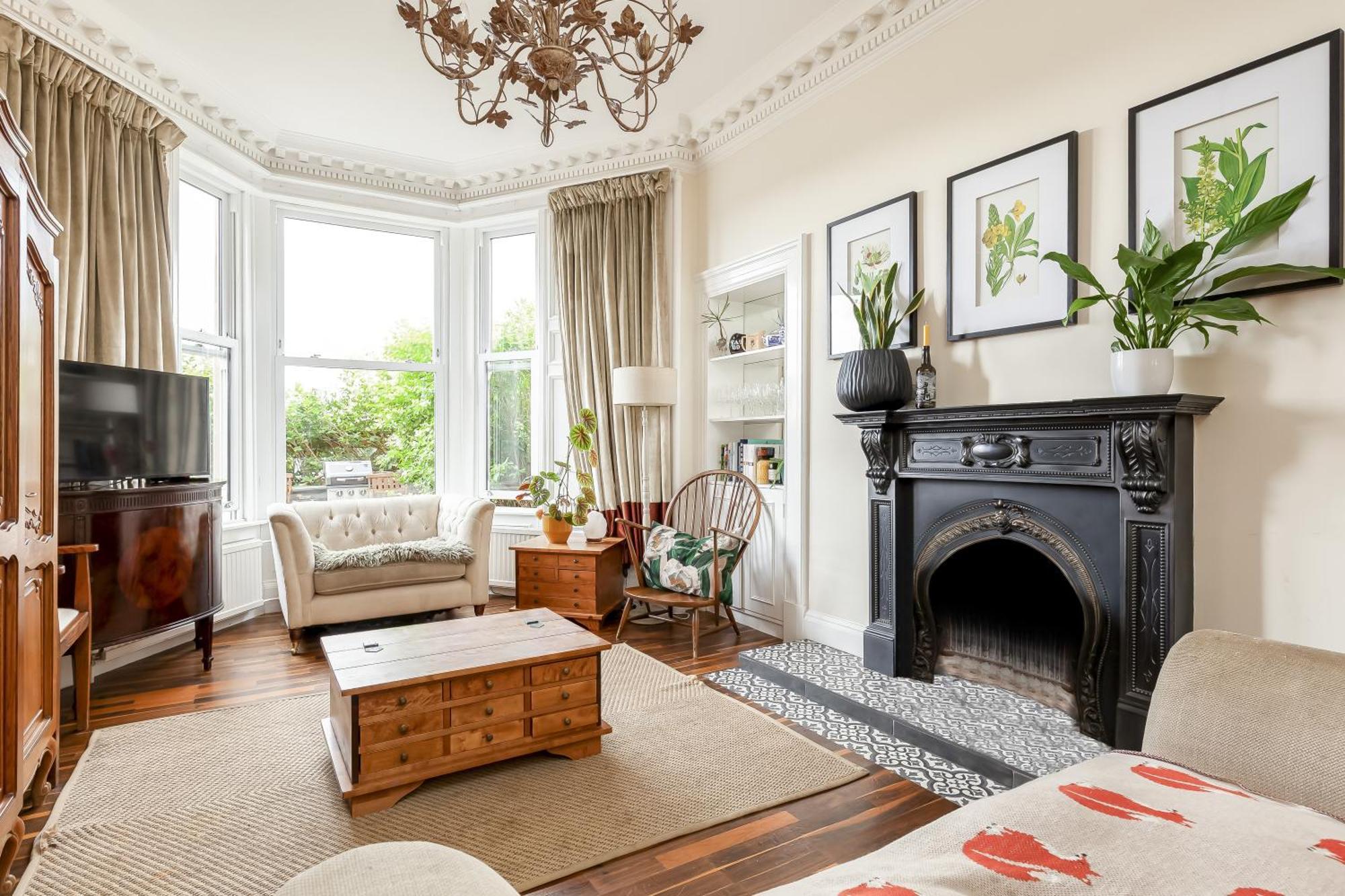 אדינבורו Stylish Victorian Apartment'S Close To The Botanical Gardens, Free Parking! מראה חיצוני תמונה