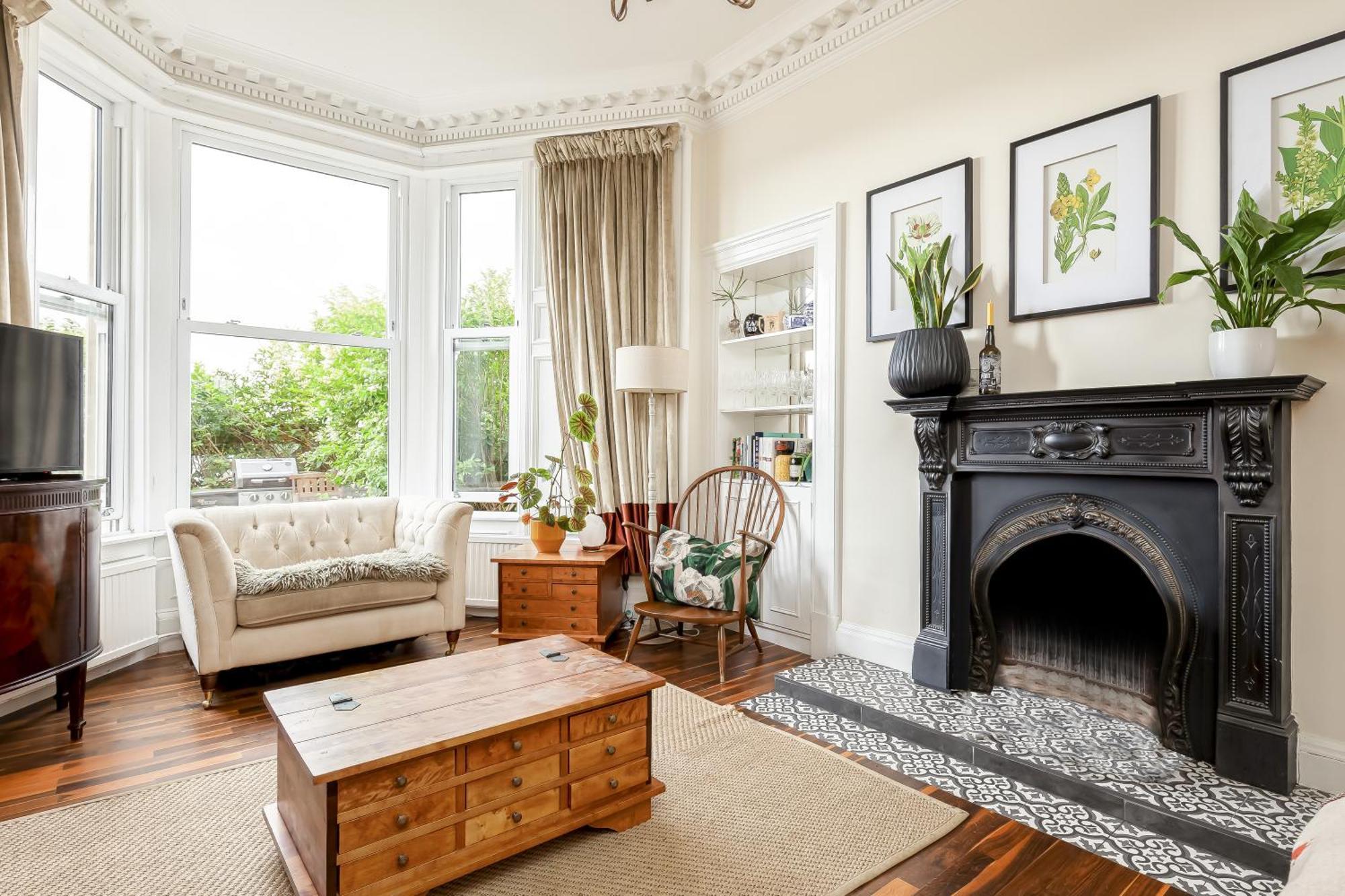 אדינבורו Stylish Victorian Apartment'S Close To The Botanical Gardens, Free Parking! מראה חיצוני תמונה