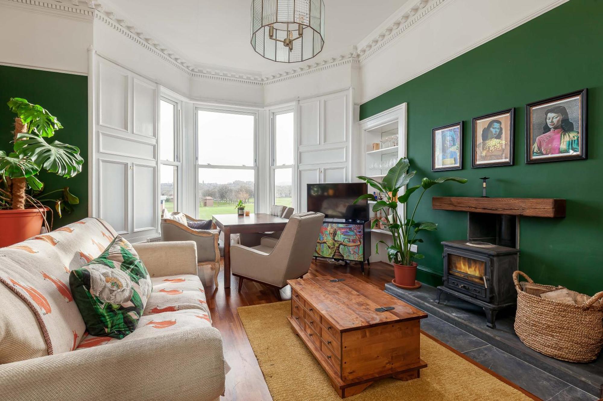 אדינבורו Stylish Victorian Apartment'S Close To The Botanical Gardens, Free Parking! מראה חיצוני תמונה